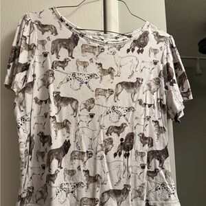 Dog Print T-Shirt Anthropologie 39 of 52
